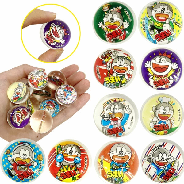 94845 スーパーボール_うまい棒27mm(100入) カタログ外 子供から大人までみんな知っている大人気キャラクターが大集合 選ぶ楽しさが広がる特別なパック