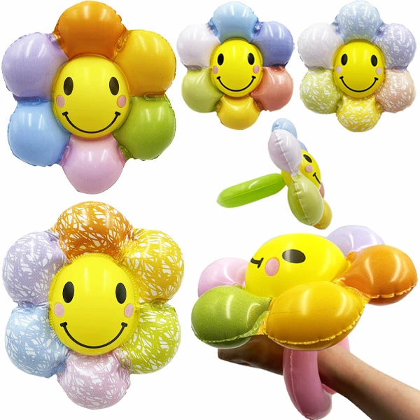 95272 ひまわりビニールアームリング(12入) カタログ外 腕に咲く元気のしるし！ つけるだけで気分は夏休み