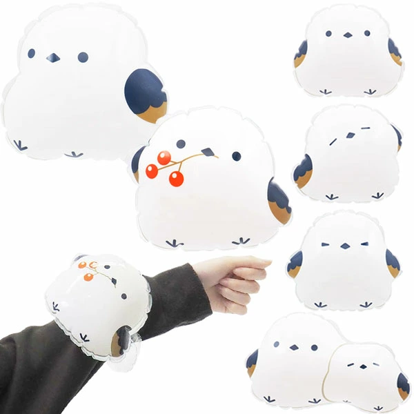 95288 ふわふわシマエナガちゃんアームリング(24入) カタログ外 真っ白で丸い姿に釘付け つけるだけで笑顔がこぼれる