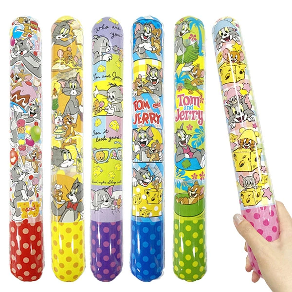 95328 トム＆ジェリー_ビニールエアースティックS(24入) カタログ外 トムとジェリーの愉快な表情 手にするだけで笑いが止まらない