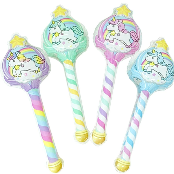 95453 ユニコーンスティック(12入) カタログ外 ゆめかわカラーのユニコーン 振るだけでそこはファンタジーの世界