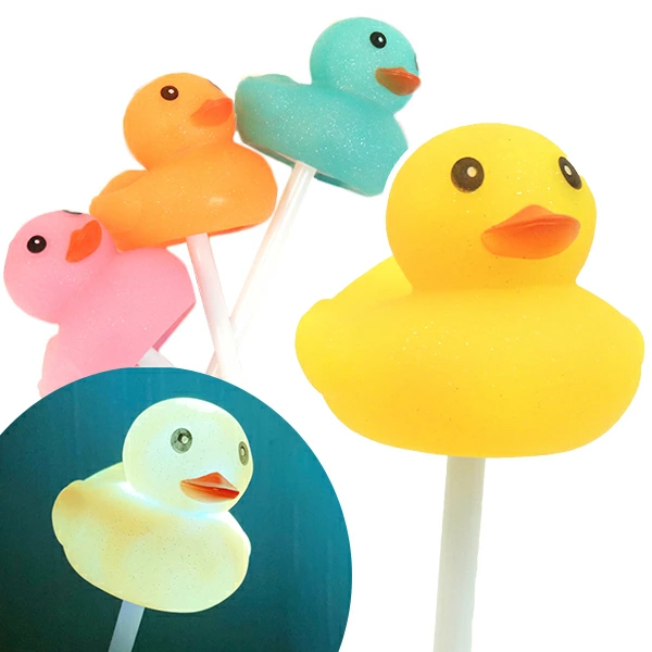 95833 ピカピカキャンディあひる棒(12入) カタログ外 あひるとキャンディ型が可愛く光る 手に持って遊べる発光スティック