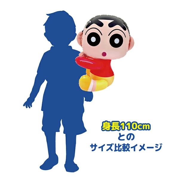 95732 クレヨンしんちゃん_抱きつき人形_大(6入) カタログ外 誰もが知る人気者が大きなサイズに 手にした瞬間おなじみの世界観に包まれる