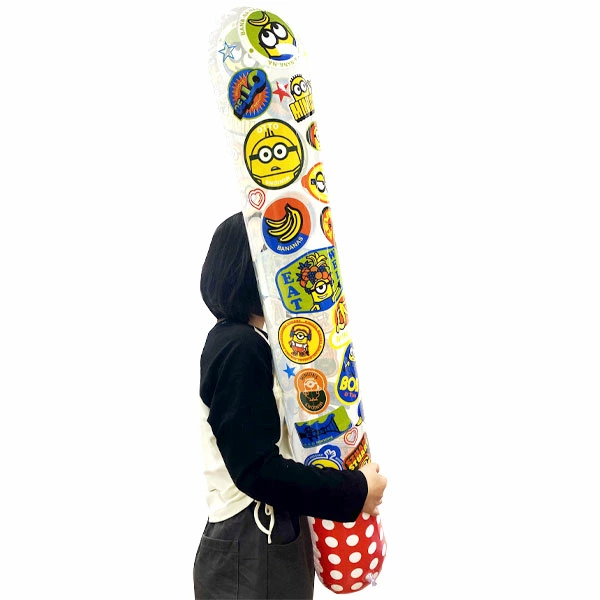 95252 ミニオンズビニールスティックＢＩＧ(6入) カタログ外 持てば即、ミニオン軍団の仲間入り 空気だから超軽量