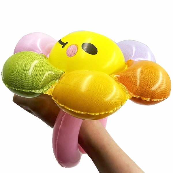 95272 ひまわりビニールアームリング(12入) カタログ外 腕に咲く元気のしるし！ つけるだけで気分は夏休み