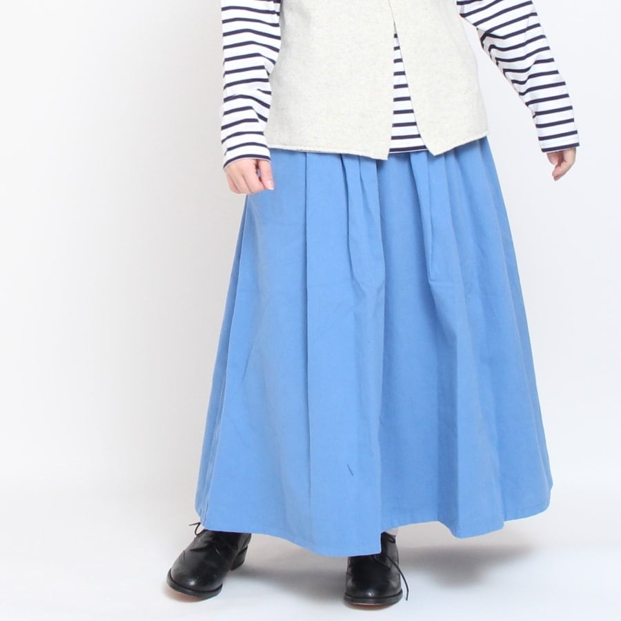 D.M.Gフランネルマキシ丈スカート