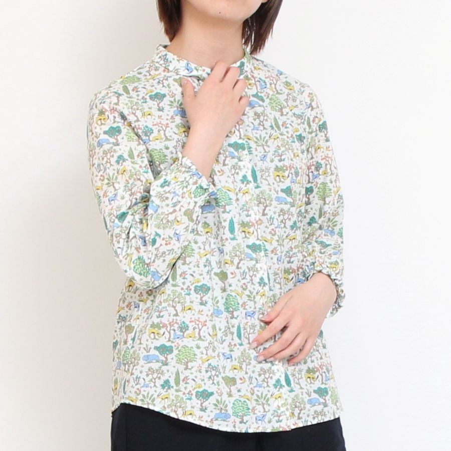 Shower Party リバティ　チュニックブラウス　ワンピース LIBERTY ANIMAL PRINT FAIR | Shower Party Official Online Shop