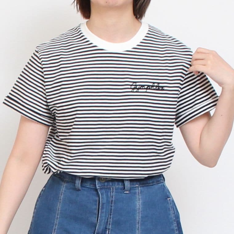 GYMPHLEXロゴ刺繍Tシャツ