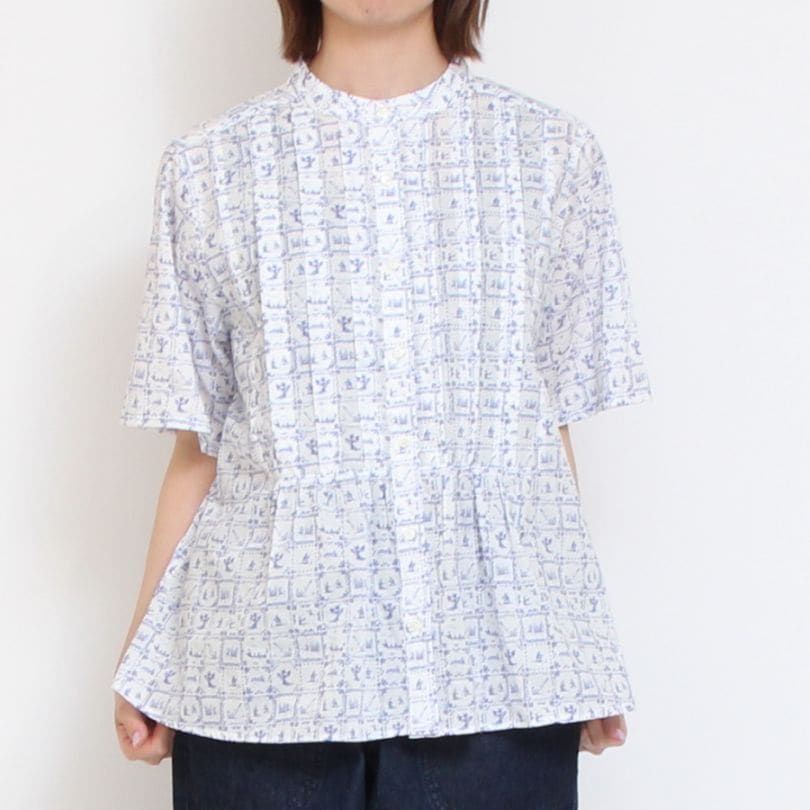 レア　クラブヌーボー　Shower Party リバティ 半袖　ブラウス シャツ Brand,LIBERTY | Shower Party Official Online Shop
