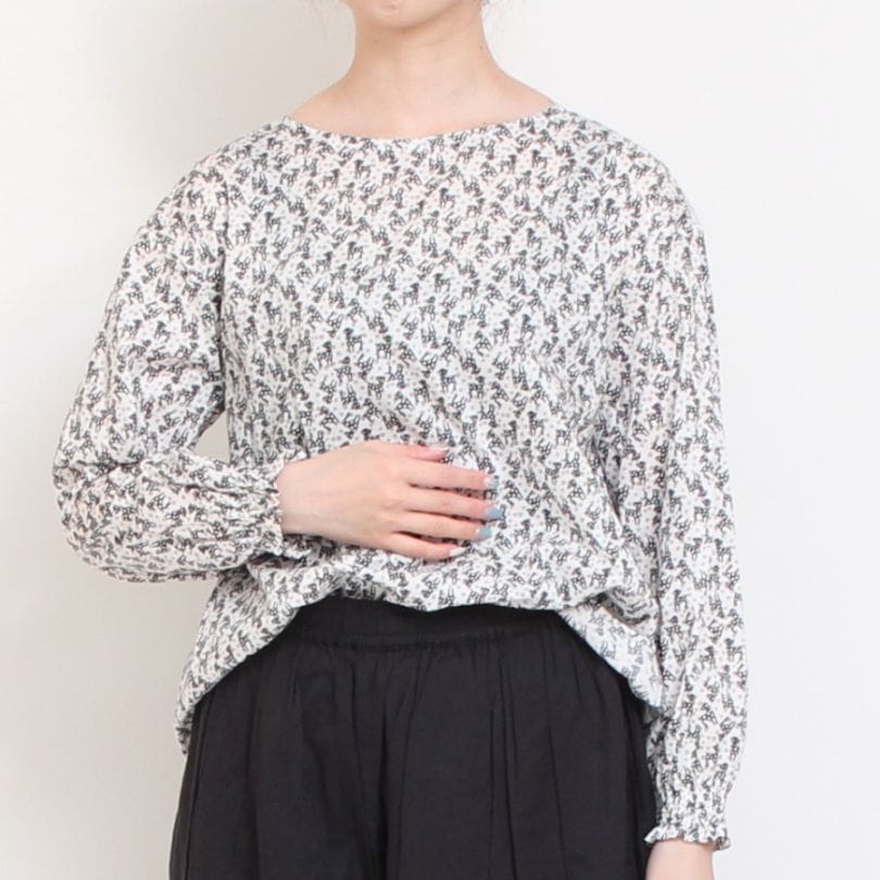 美品✨Shower Party リバティ柄 ギャザー ワンピース Aライン Brand,LIBERTY | Shower Party Official Online Shop