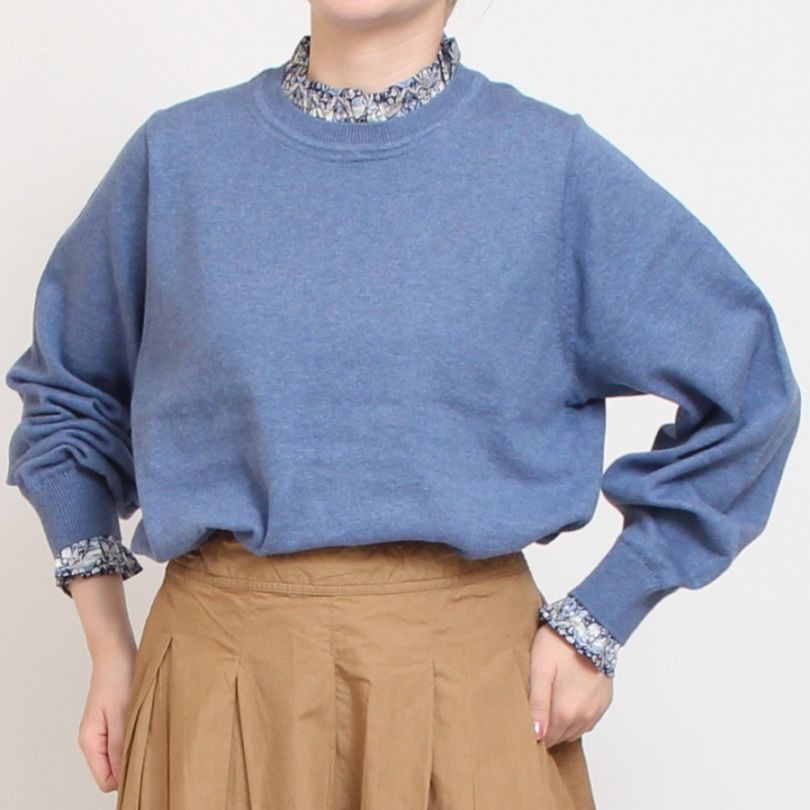 shower party 裏地リバティ ウールコート オレンジ サイズ1 shower party 裏地リバティ ウールコート オレンジ サイズ1