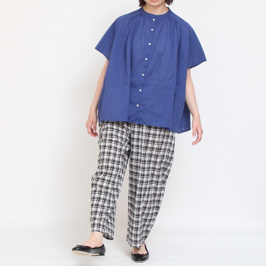 Y116) NARU(ナル) オーガニックコットンチェック エッグパンツ NARU(ナル) オーガニックコットンチェック エッグパンツ 662835
