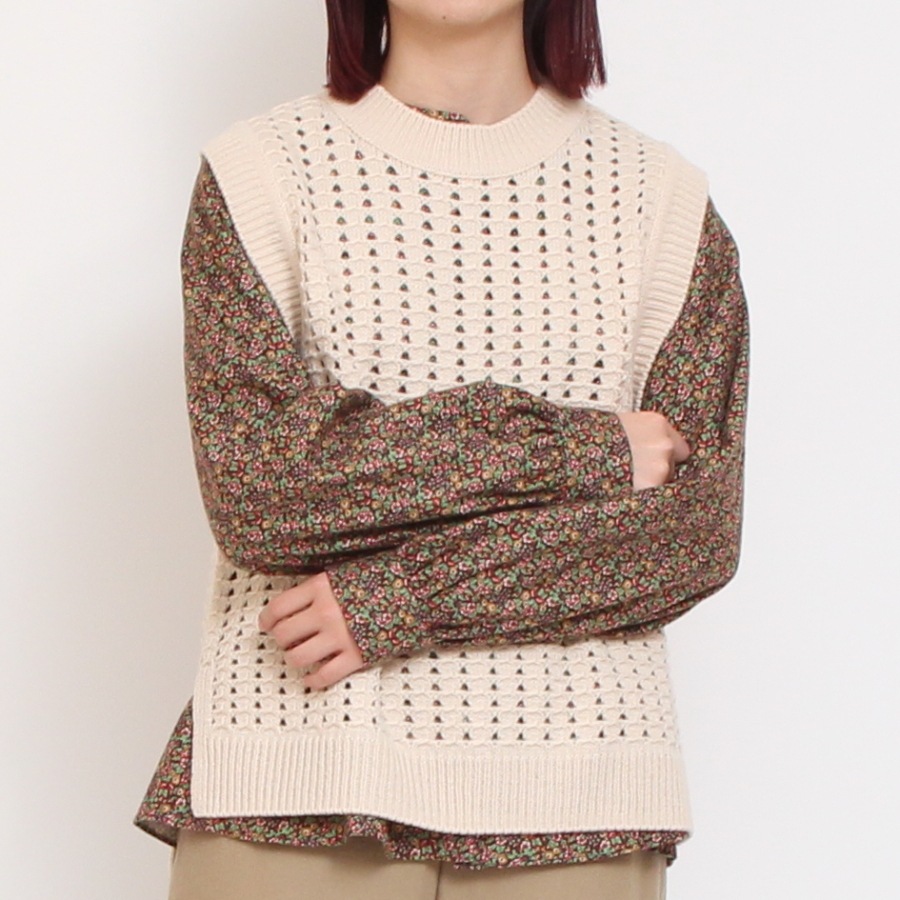 エアリーコットLIBERTYスタンドカラーシャツ(2311)