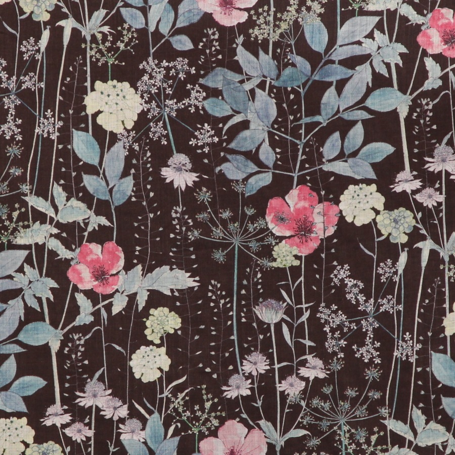 【美品】45R　スカート　LIBERTY　ネオンフィールズ　花柄　ギャザー　M 美品】45R スカート LIBERTY ネオンフィールズ 花柄 ギャザー M