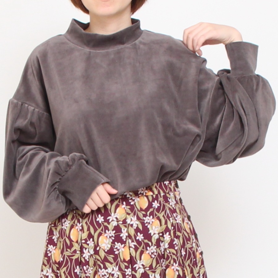 【再値下げ】NARUベロアラウンドプルオーバー