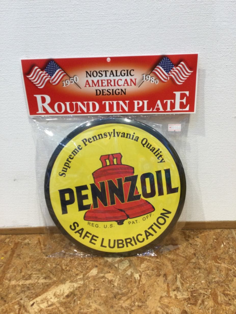 Round TinPlate  PENNZOIL