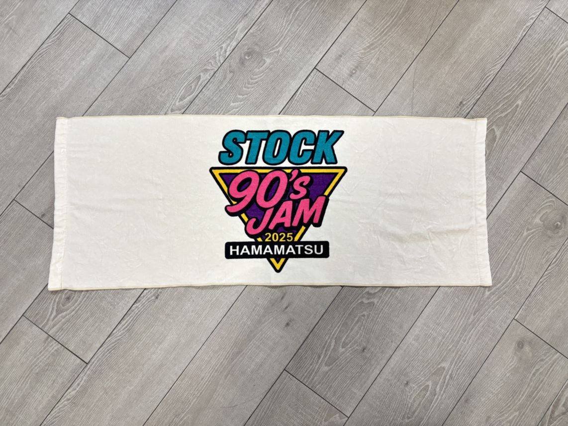 STOCK90's JAM 2025 数量限定フェイスタオル | 90's JAM GOODS