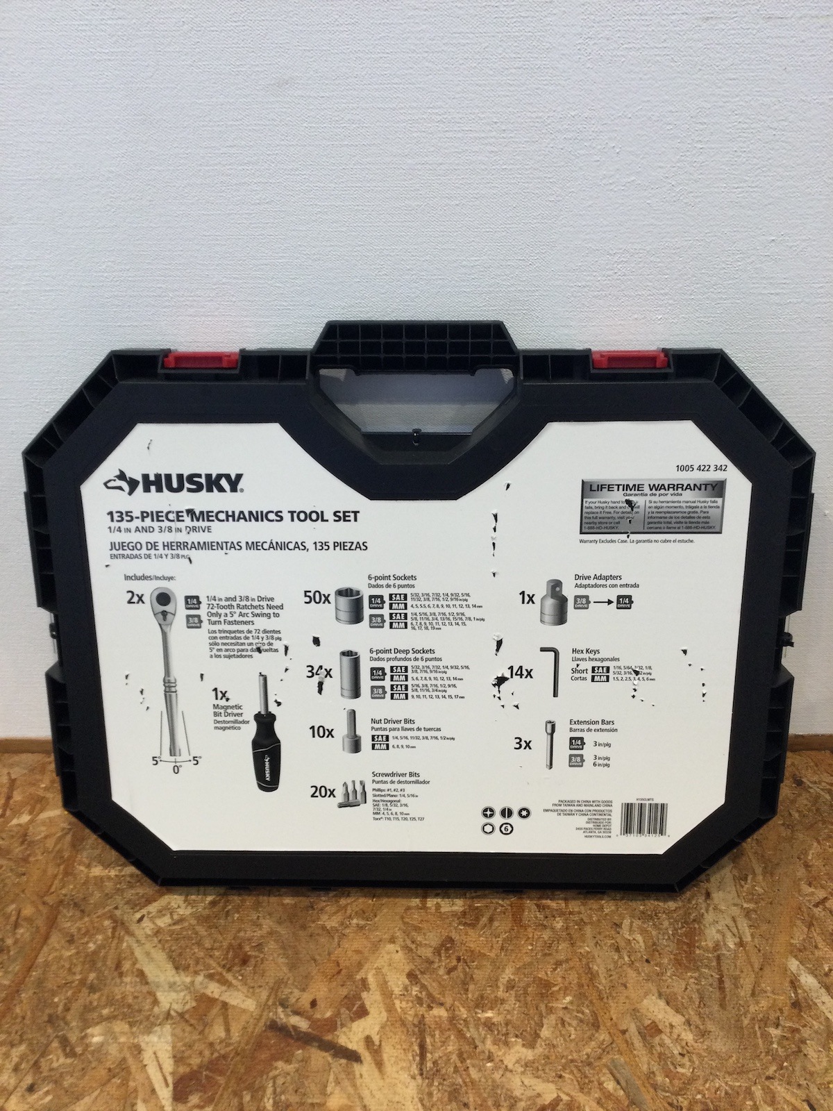 HUSKY 135pc MECHANICS TOOL SET