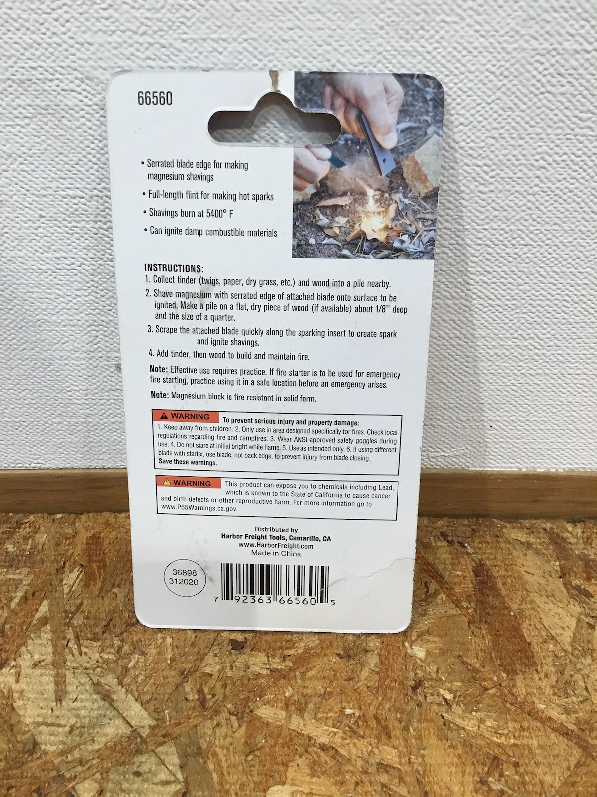 MAGNESIUM FIRE STARTER