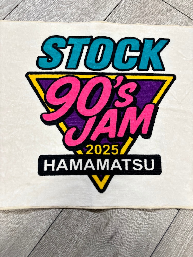 STOCK90's JAM 2025 数量限定フェイスタオル