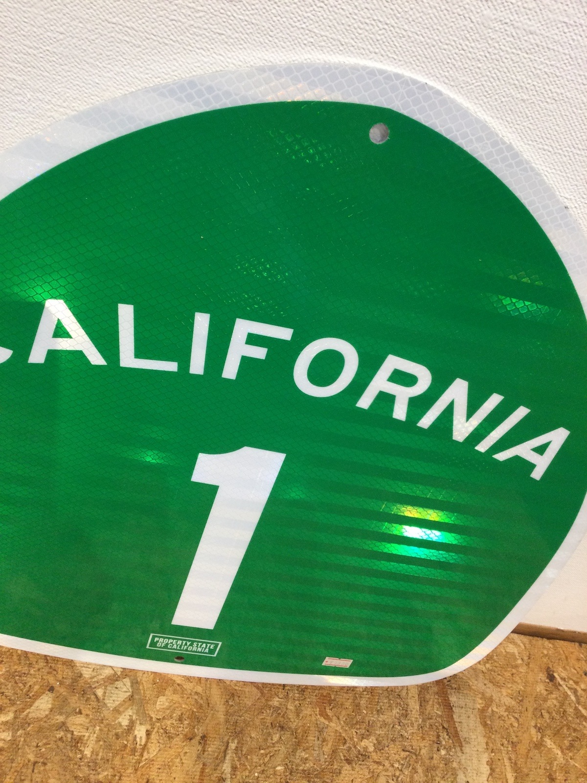 [米国交通局公認]ハイウェイ　トラフィックサインボード(Ref)　CALIFORNIA1