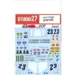 1/12 Ducati 888 AMA #23 1992/93forTAMIYA14063STUDIO27 Original Decals