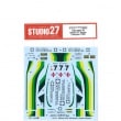1/20 FW07 #7 British F1 Series Campion 1980forTAMIYA#20014STUDIO27 ��Original Decals��