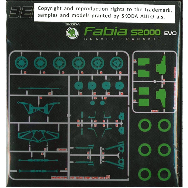 1/24 Skoda Fabia S2000 EVO (gravel version) TranskitBELKITS��Transkit��