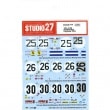 1/24 512S #35/#26/#30 Daytona 1970for FUJIMISTUDIO27 Original Decals