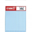 Checkered line  decal :White STUDIO27 Original Decals