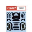 1/24 Evolution VI Carbon decalfor TAMIYASTUDIO27 Carbon Decals