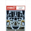 1/24 Sauber C9 Carbon decal for TAMIYASTUDIO27 Carbon Decals