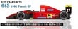 1/20 643 French GP 1991for TAMIYA 1/20 F189STUDIO27 Conversion Kit