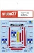 1/24 AMG GT3 #30 Nur24H 2016for TAMIYASTUDIO27 Original Decals