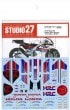 1/12 RC213V Demo Run Motegi #14 2015 / 2016for TAMIYASTUDIO27 Original Decals