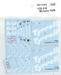 1/20 018 Monaco 1989 - Spare Decalfor FK20242STUDIO27 ��Spare Decal��