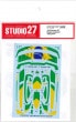 1/24 Senna XP Dress Up decal Brazil #1forTAMIYASTUDIO27 Original Decals