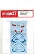 1/12 RZ250/350 LINE DECAL [A]for HASEGAWASTUDIO27 Original Decals