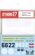 1/24 Lancia Fulvia #6/#2 Sanremo 1969for ITALERISTUDIO27 ��Original Decals��