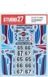 1/24 Beta Montecarlo Turbo #65/#66/#67 LM 1981for HellerSTUDIO27 ��Original Decals��