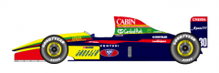 1/20 LC92 South African GP 1992 MONOPOSTMultimedia Kit