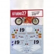 1/12 Ducati 916 Superbike AMA #19 1995forTAMIYA14068STUDIO27 Original Decals