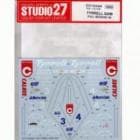 1/20 Tyrrell 020B 1992STUDIO27 Original Decals