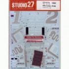 1/24 155 V6 TI #1/#2 DTM 1994STUDIO27 Original Decals