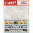 1/24 917K Buenos Aires 1000km 1971STUDIO27 Original Decals