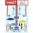 1/24 956 works #1/2/3 LM 1983STUDIO27 Original Decals