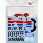 1/24 Car number, stripe decal for 250TR LM 1958 part 2 (#21, 22, 25 & 58)STUDIO27 ��Original Decals��