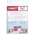 1/24 Citroen C4 #1/2 Monte-Carlo 2008STUDIO27 Original Decals