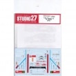 1/24 Citroen C4 #8 Japan 2010STUDIO27 Original Decals