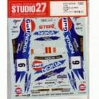 1/24 Corolla WRC 2001STUDIO27 Original Decals